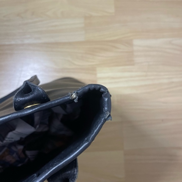 Longchamp bucket Bag with w/Bamboo gold Toggles shoulder bag with dust cover - Picture 6 of 8